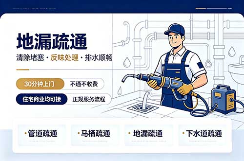 龙泉地漏疏通