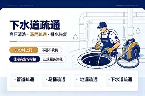 龙泉下水道疏通