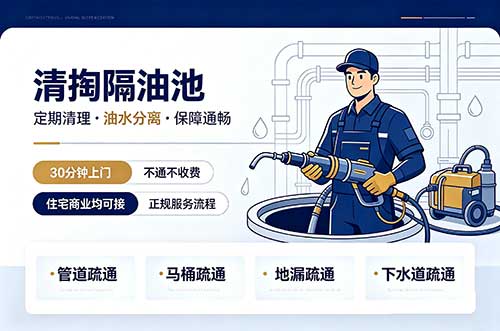 龙泉清掏隔油池